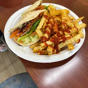 California Dream and fries