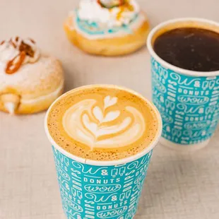  coffee and doughnuts