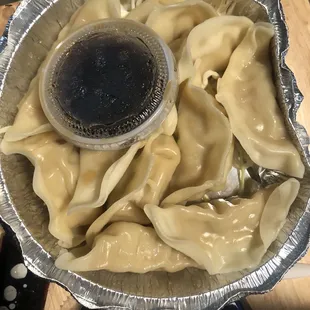 Chicken Dumplings - boiled