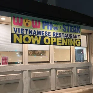 Store front - open 3 weeks ago.