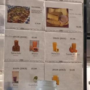 Natural juice options. GET THE MAMEY WITH MILK! It's a nutty and creamy flavor!