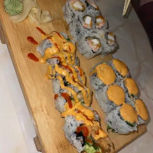 S12. Spicy Roll Combo Lunch Special