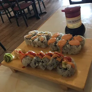 S12. Spicy Roll Combo Lunch Special