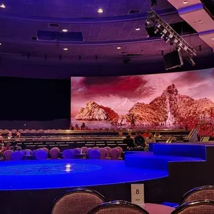 Stage prior to the show