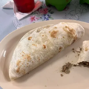 Tacos are huge!!!