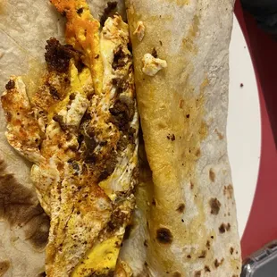 Chorizo &amp; egg taco