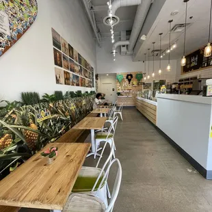 interior, sushi and sashimi