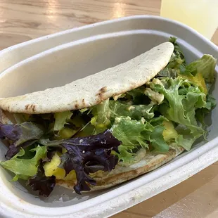 Almond Strawberry Flatbread Sandwich