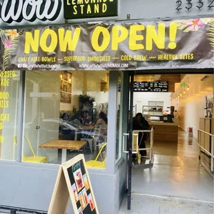 Now open!