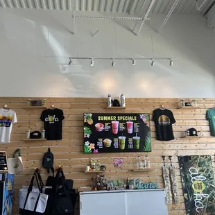 Summer specials and merch