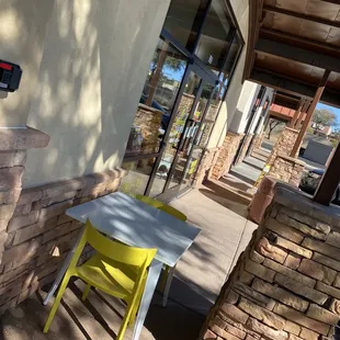 Outside Patio dining