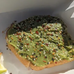 Chile lime avocado  toast