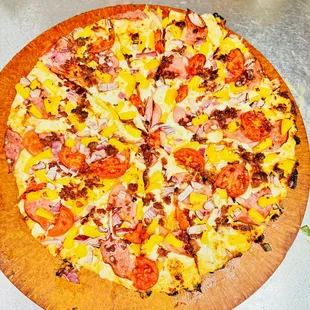 pizza, food
