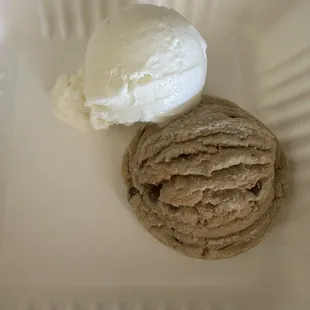 Wowza Chippy with vanilla ice cream
