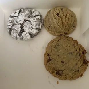 Monster Oreo, Wowza Chippy, and Crinkle