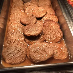 I think this is supposed to be Salisbury steak