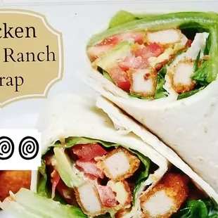 chicken bacon ranch wrap