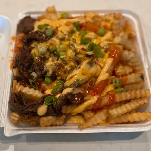 Wrap &amp; roll fries