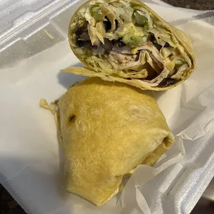 TexMex wrap (no cheese)