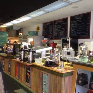 sushi and sashimi, interior