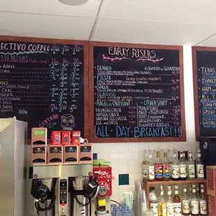 Great menu to please all customers at all hours!