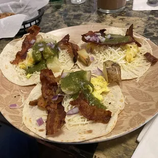Breakfast Taco with 4 Ingredients