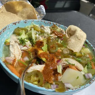 Wednesdays - Mexican Chicken Soup. GET IT.