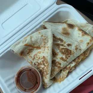 THE BEST Chicken Quesadilla you will ever have