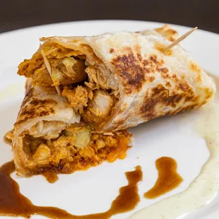Chicken Tikka Paratha Roll