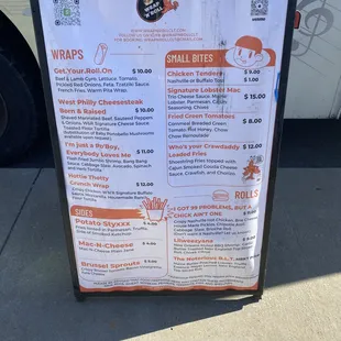 Last night&apos;s menu