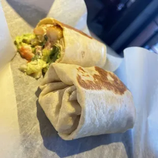 CILANTRO LIME SHRIMP WRAP