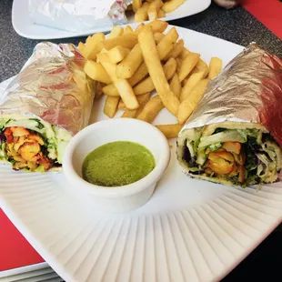 Desi Chicken Wrap