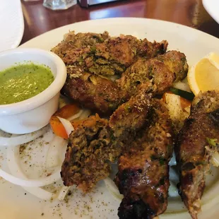 Spicy Seekh Kabob Wrap