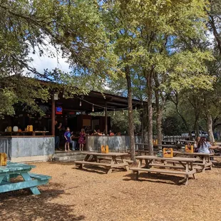 Outdoor seating area