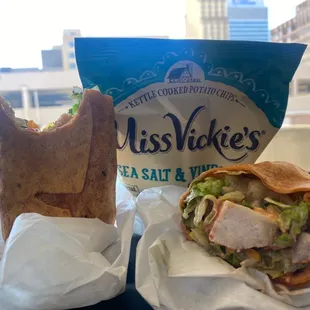 Chicken Baja in Jalapeño cheese Wrap