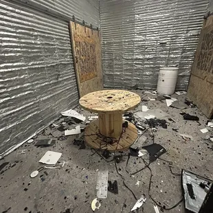 the aftermath! i did not get a before photo