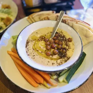 Hummus - delicious.