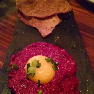 Beef Heart Tartare