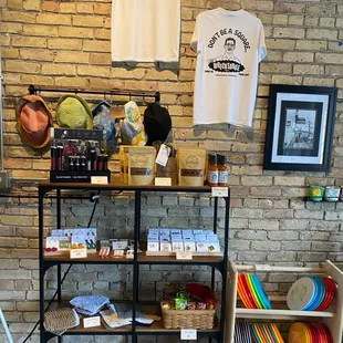 Cool entryway with fun stuff for sale