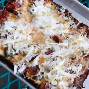 pizza, food