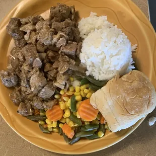 Pork adobo w/ rice