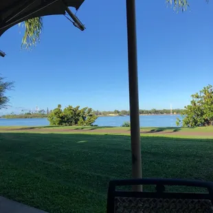 View from the patio.