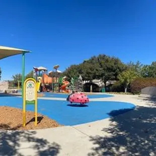 A slightly smaller playground designed for toddlers 2-5