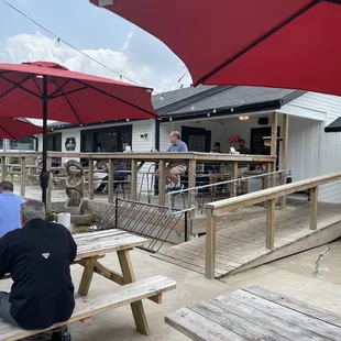 Outside patio area