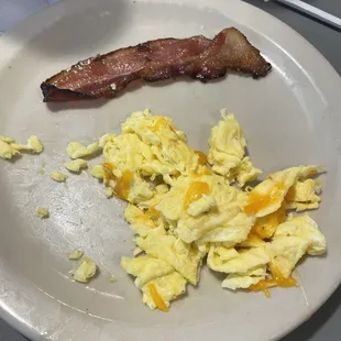 Bacon and Eggs with Cheese