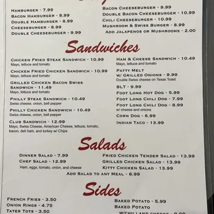 Burgers/Sandwiches/Salads/Sides 04/04/2024