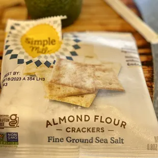 Almond Flour crackers are the BOMB :)'