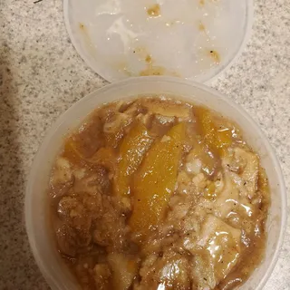 peach cobbler