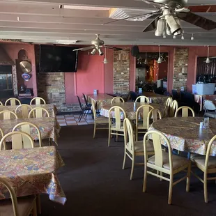 tables and chairs