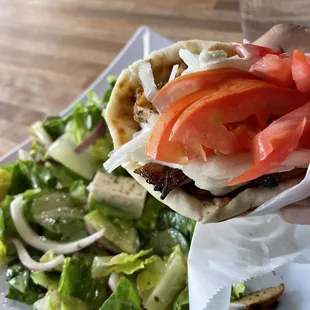Chicken Gyros Sandwich